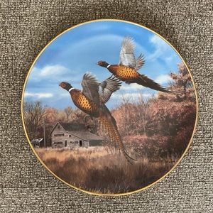 Autumn's Splendor Plate The David Maass Pheasant